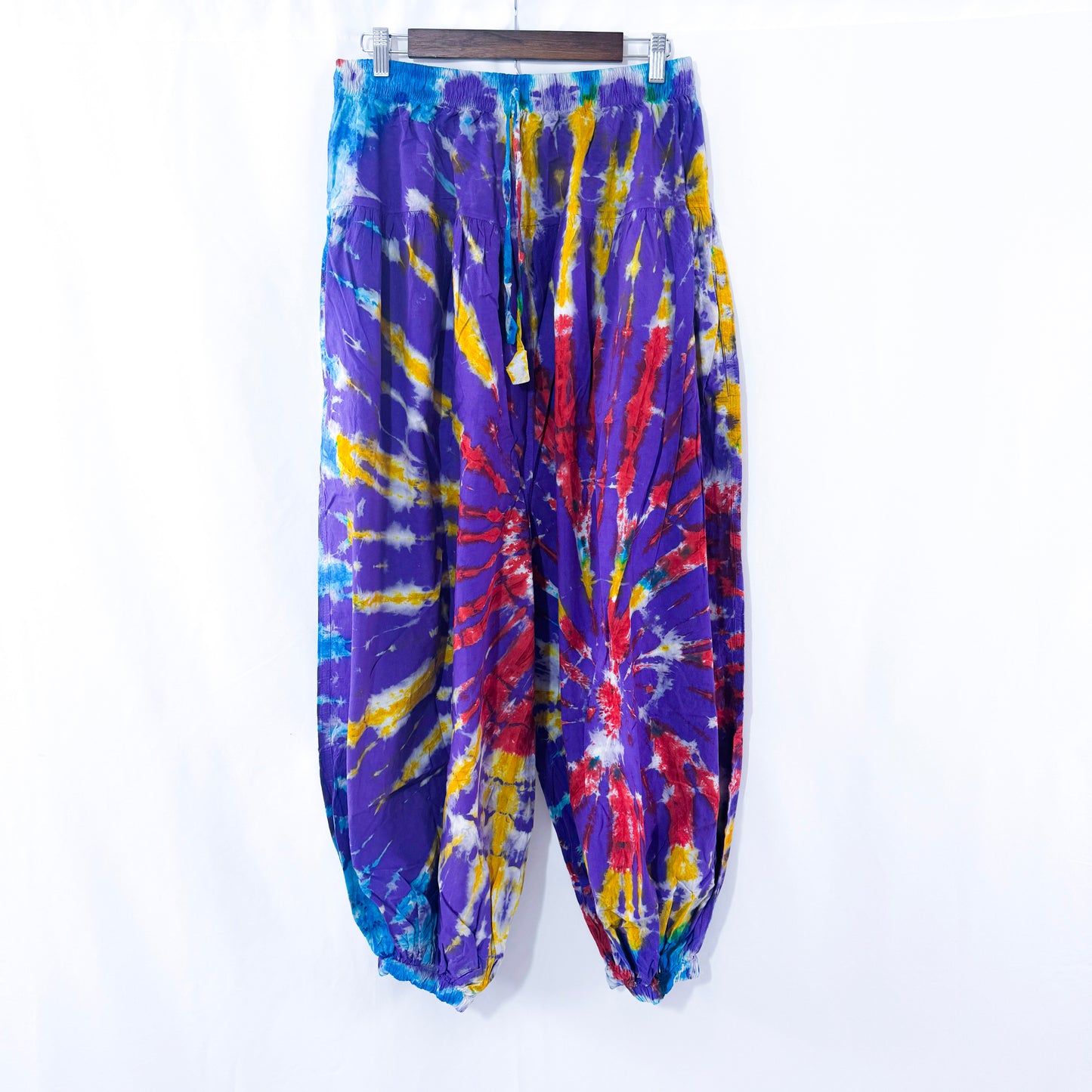 Majestic Purple Tie-Dye Harem Pants