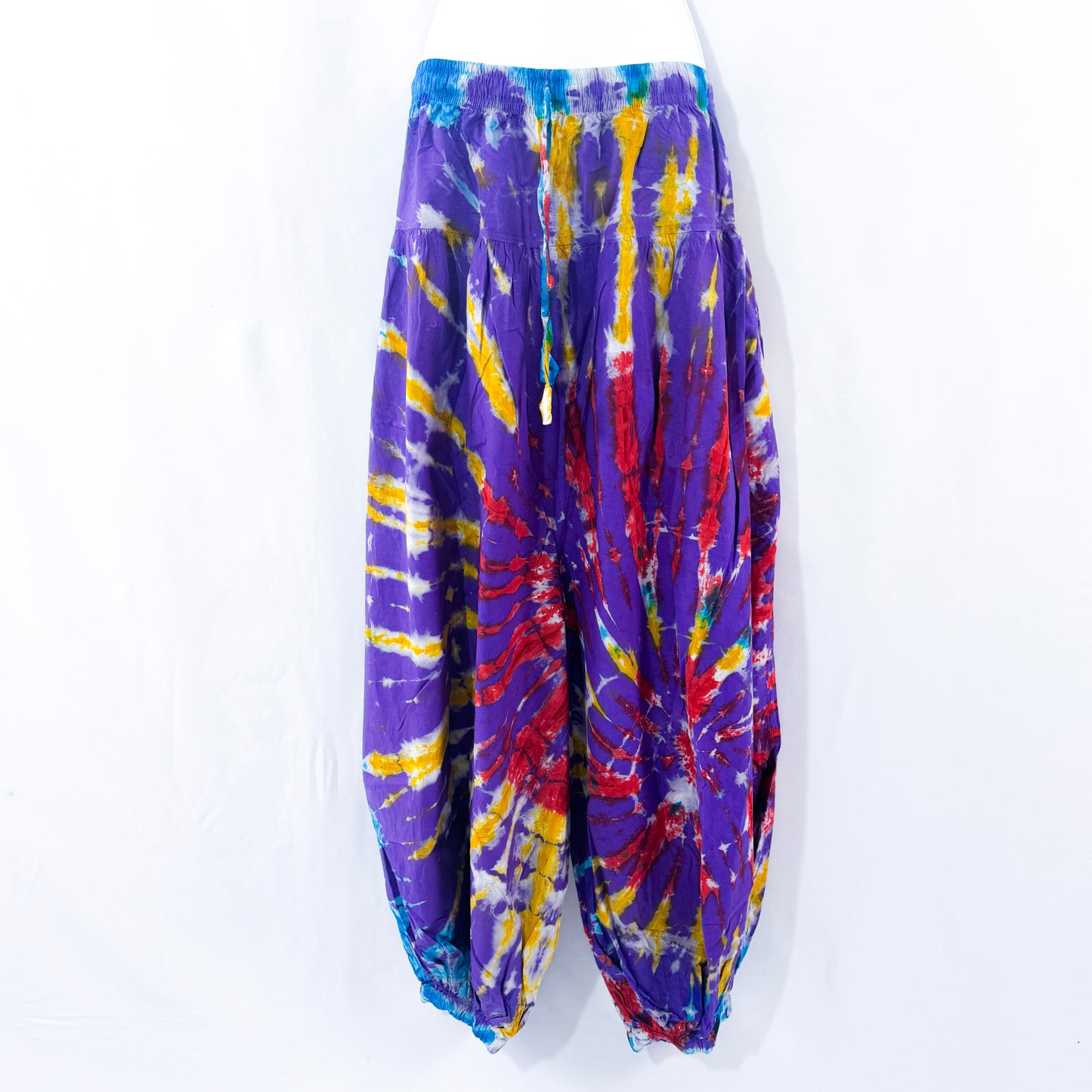 Majestic Purple Tie-Dye Harem Pants