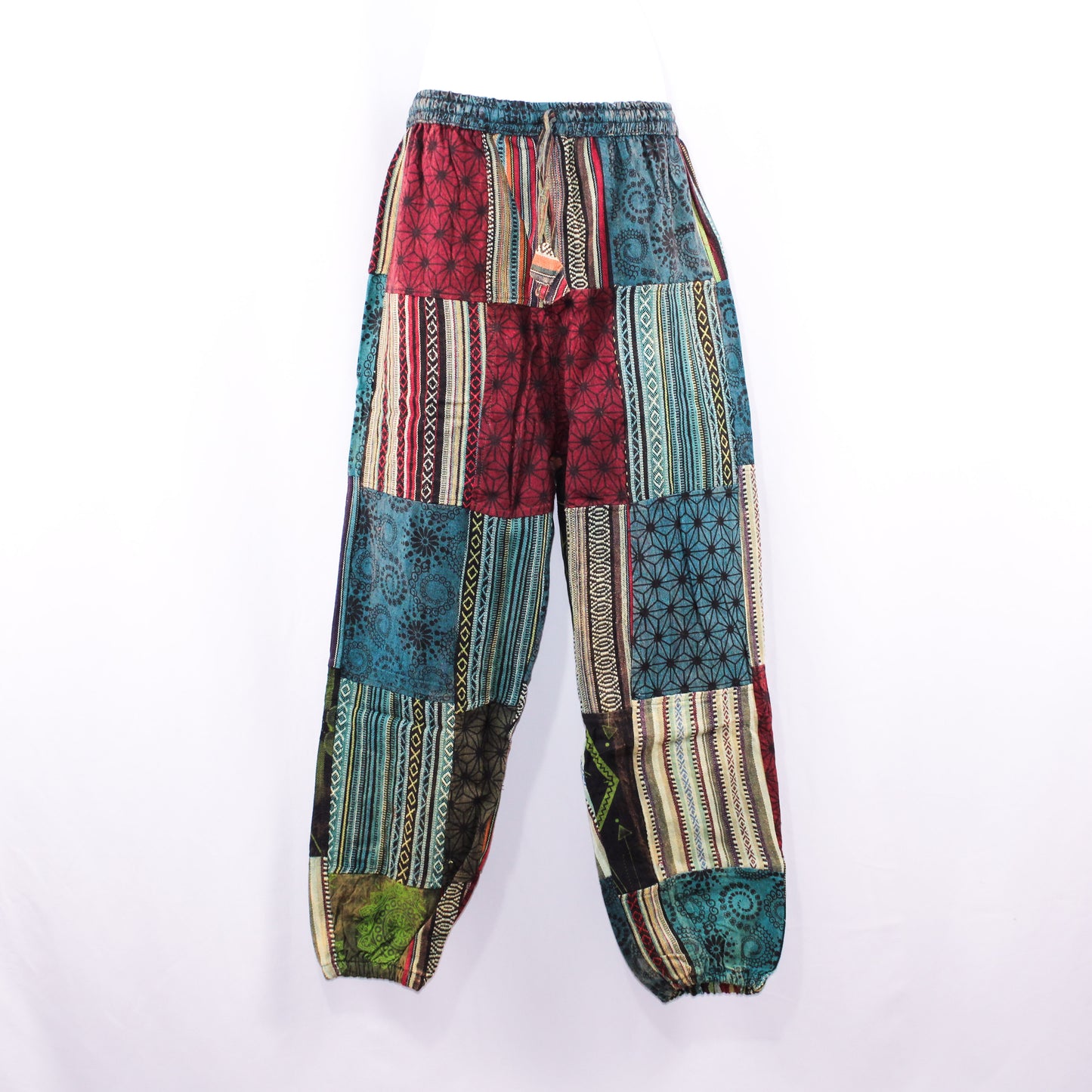 Cosmic Explorer Patchwork Harem Pants
