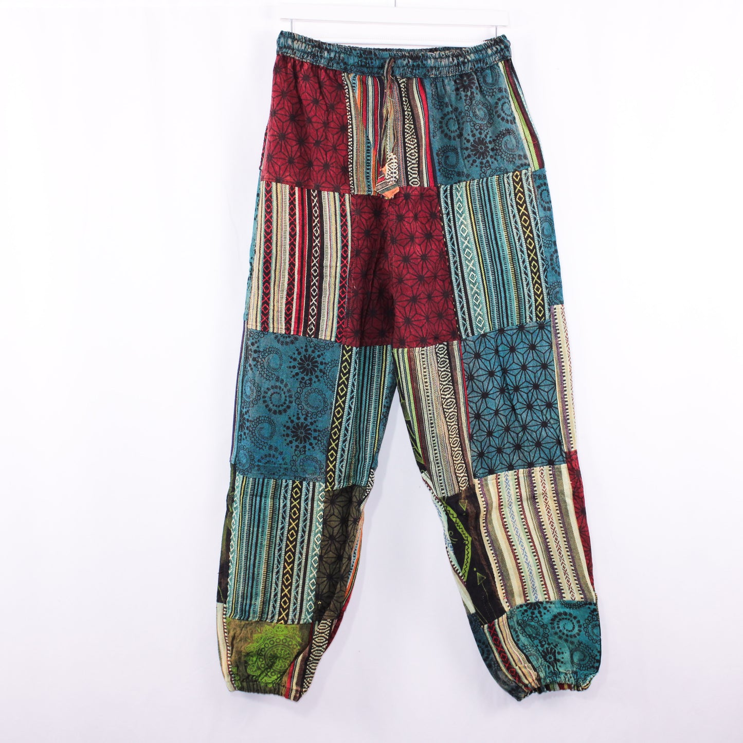 Cosmic Explorer Patchwork Harem Pants