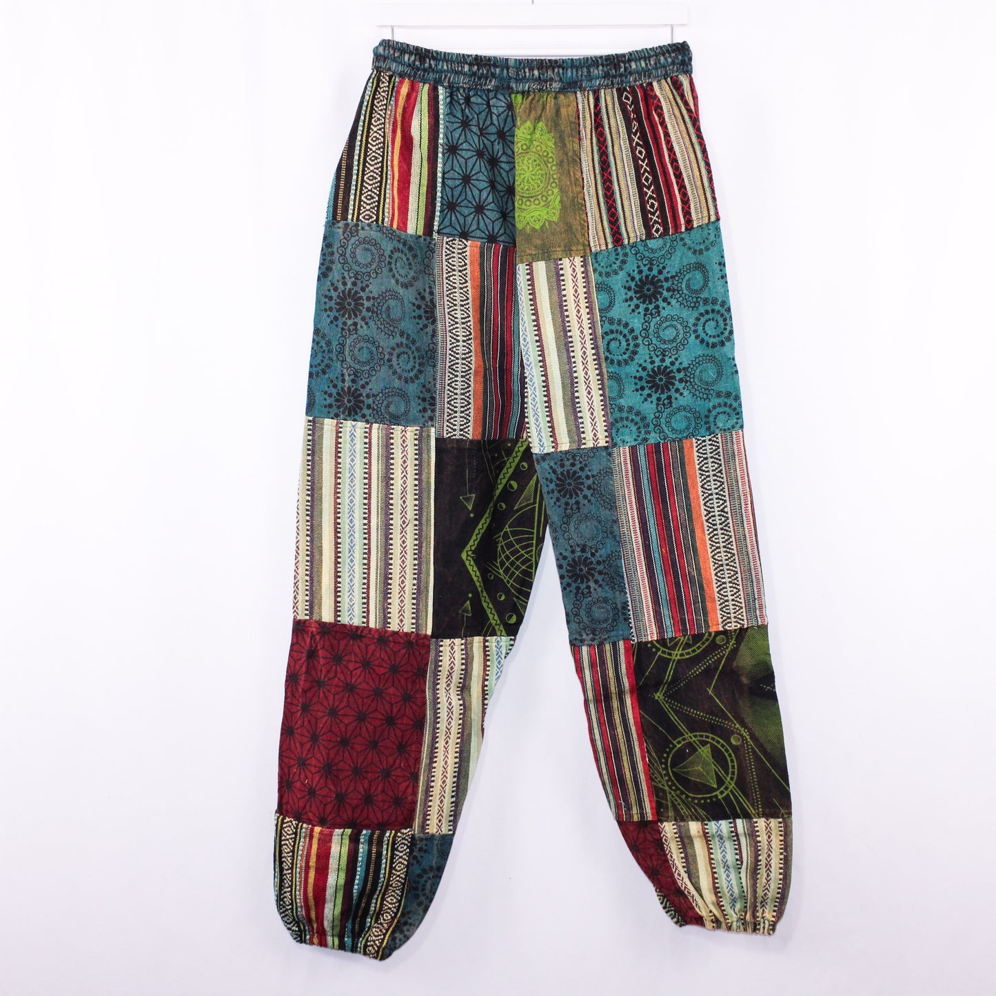Cosmic Explorer Patchwork Harem Pants