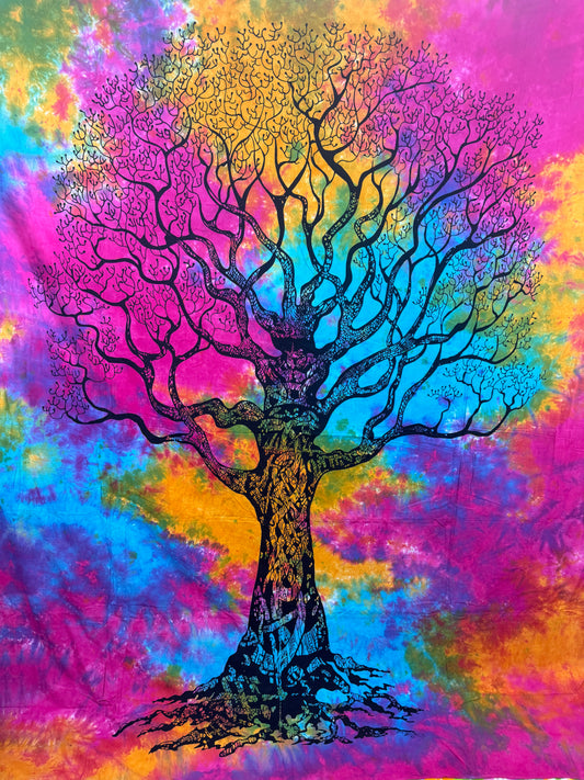 Tree of life Hand-Dyed Tapestry