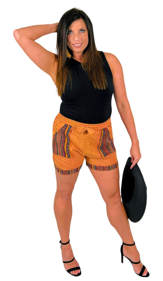 Beautiful boho hippie shorts